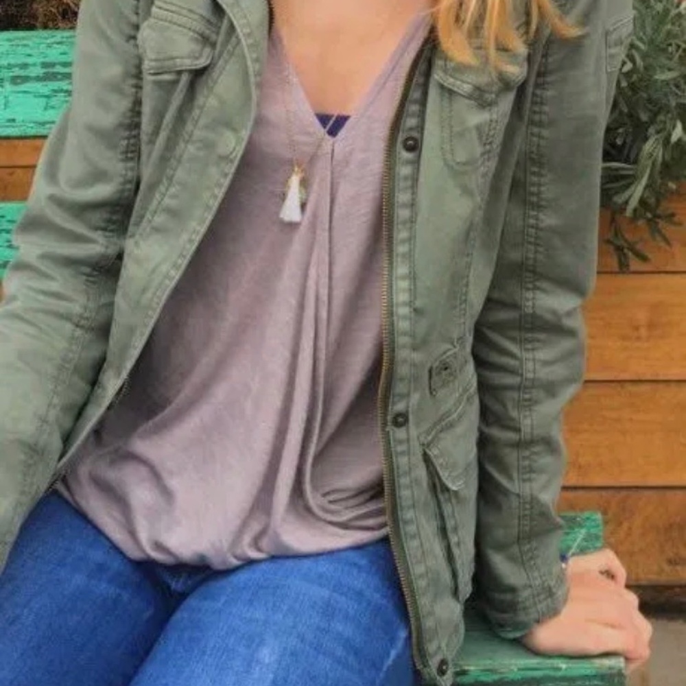 Pink Army Jacket